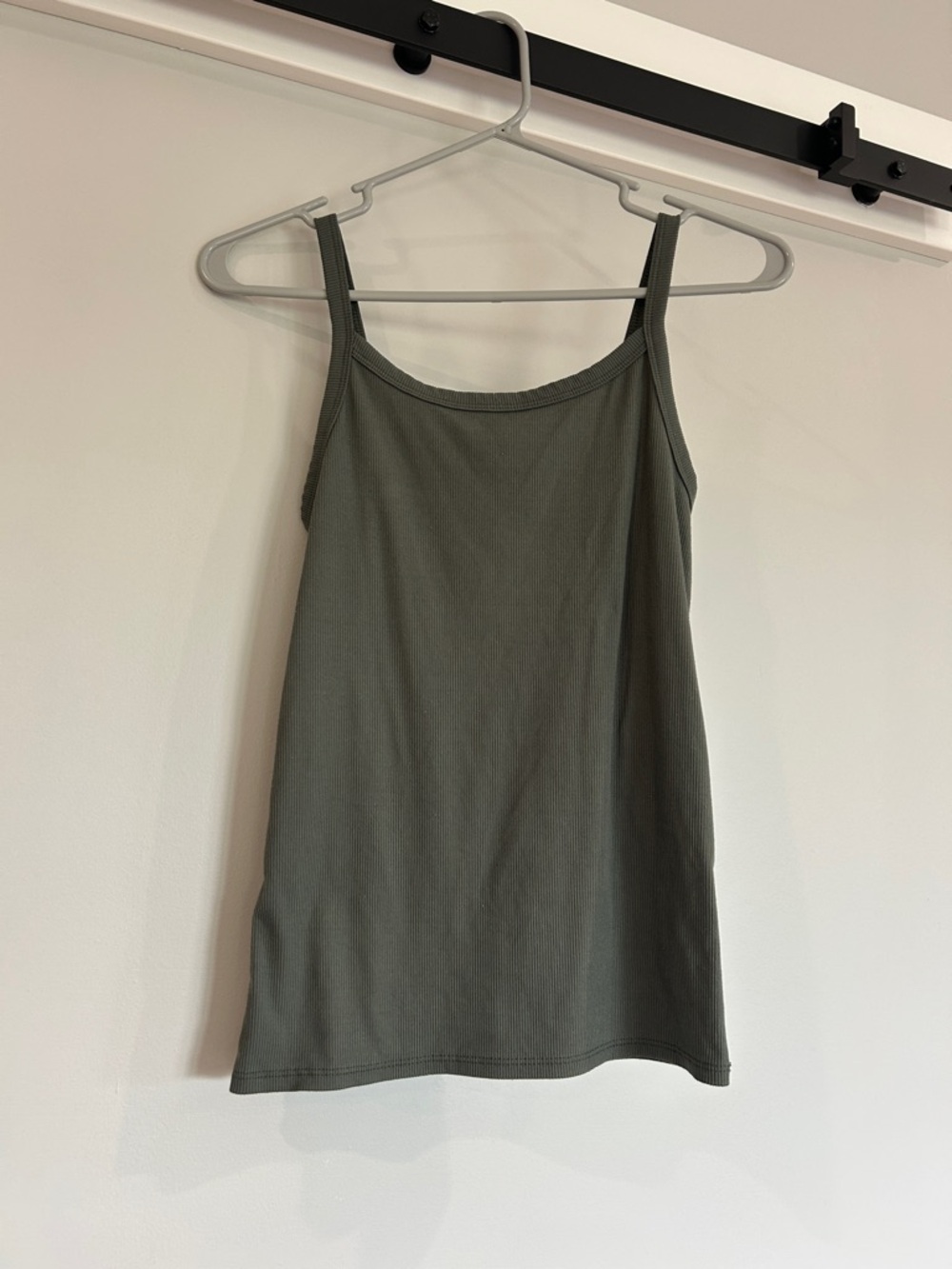 No Boundaries Olive Green Tank Top